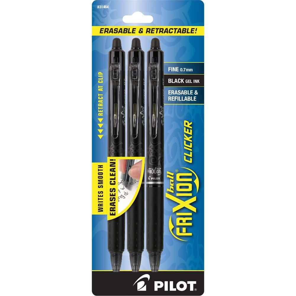 Pilot Pen Frixion - ปากกาเจล Pilot Frixion Clicker แบบลบได้ หัวเล็ก