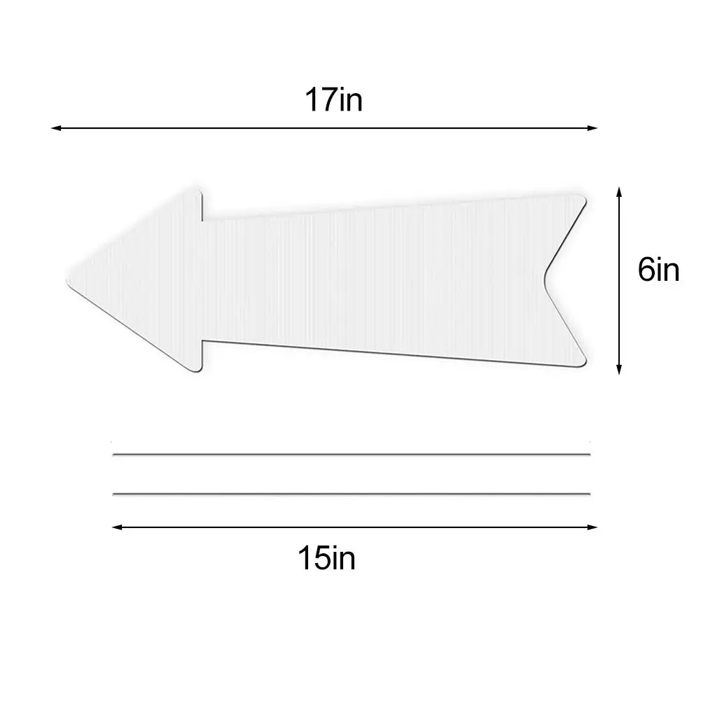 Yard Sign Blank - ป้ายสนามหญ้า DIY กันน้ำ พร้อมเสาสำหรับงานปาร์ตี้ในสวน งานแต่งงาน ป้ายโลหะและพลาสติก