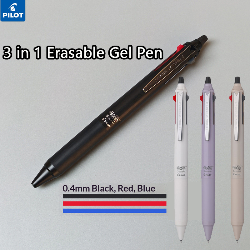 Pilot Pen Frixion - ไพลอต ฟริกชั่น ซินเนอร์จี้ 3in1 0.4 มม.