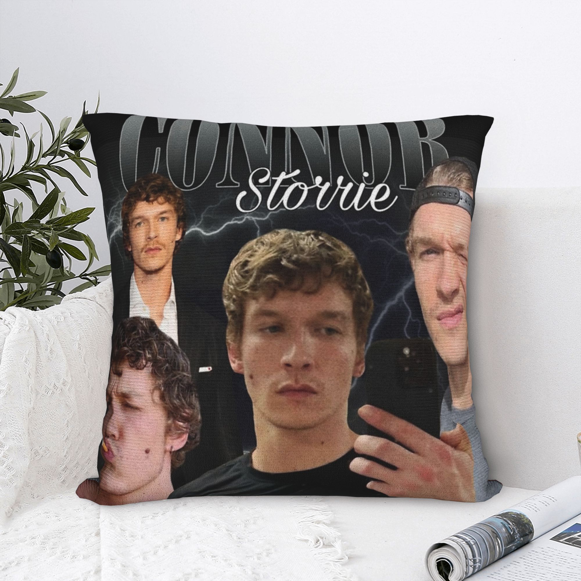 Pillow Cover Sublimation - ปลอกหมอนอิงลาย Connor Storrie Heated Rivalry Ilya
