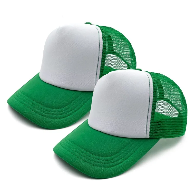 Hat Sublimation Blank - หมวกกันแดดแบบ sublimation 2 ชิ้น/ชุด หมวกเปล่าสำหรับผู้ใหญ่ unisex