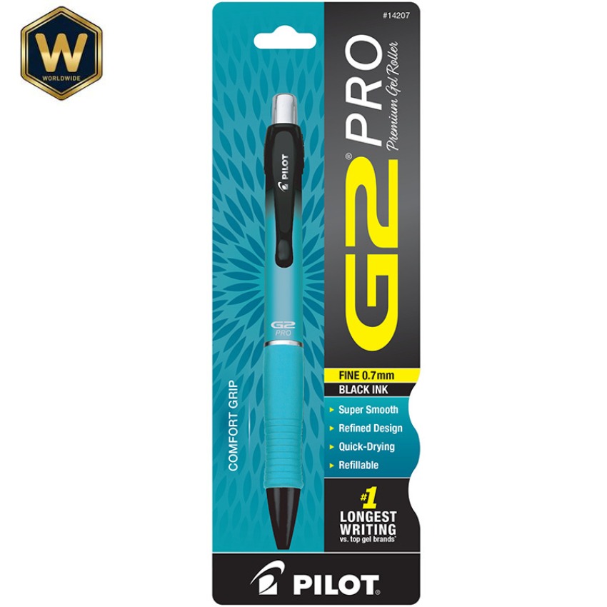Pilot Pen G2 - PILOT G2 PRO ปากกาเจลแบบกด ชนิดเติมหมึก สีดำ