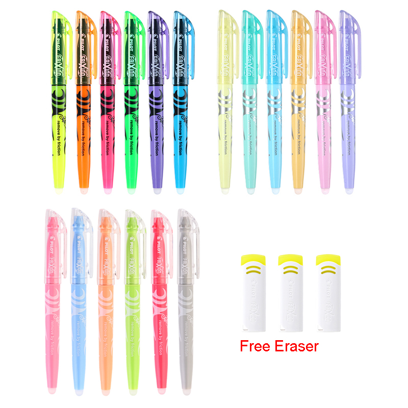 Pilot Pen Frixion - 6Pcs Pilot SW-FL Frixion Erasable Highlighter
