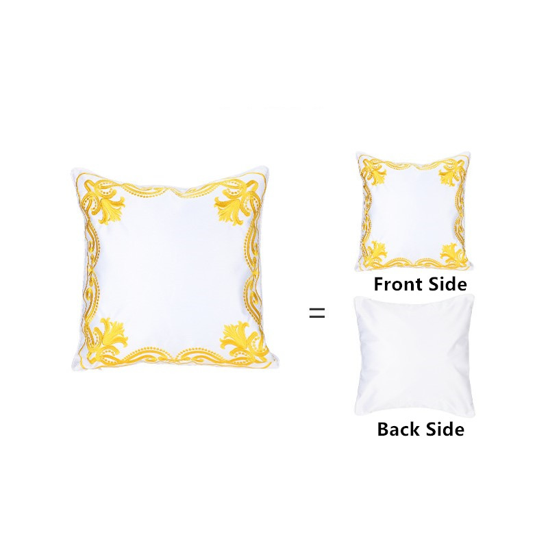 Pillow Cover Sublimation - ปลอกหมอนอิงสี่เหลี่ยมเปล่าสำหรับงานซับลิเมชั่นสุดหรู ตกแต่งบ้าน โซฟา ห้องนั่งเล่น เตียง เก้าอี้