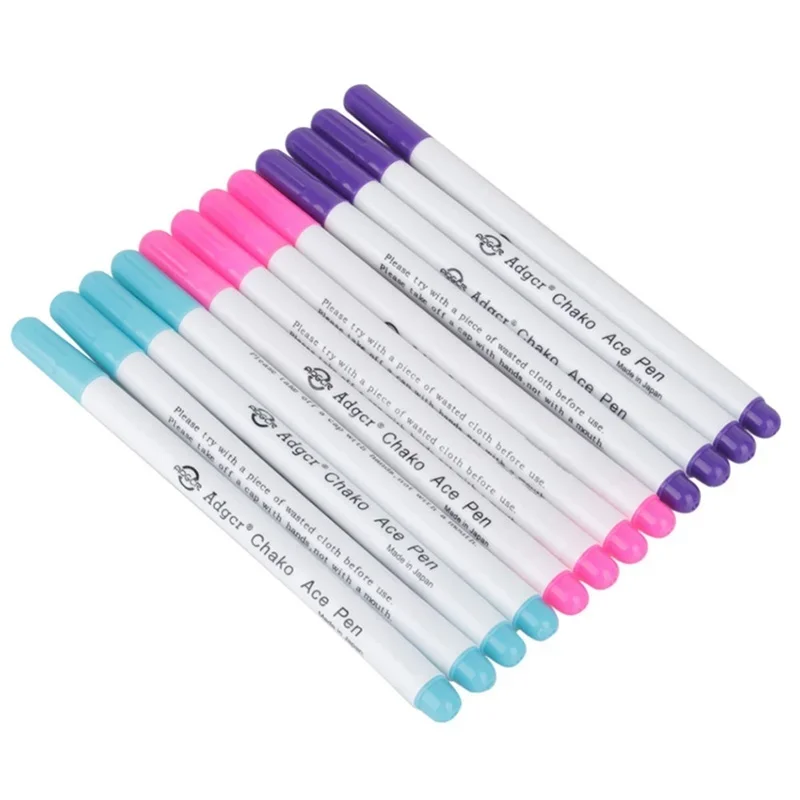Copic Marker Sketch - น้ําหายไปปากกา Stitch MARKER วาดตารางบนผ้าเย็บปักถักร้อยน้ําชั่วคราว Erasable Marking