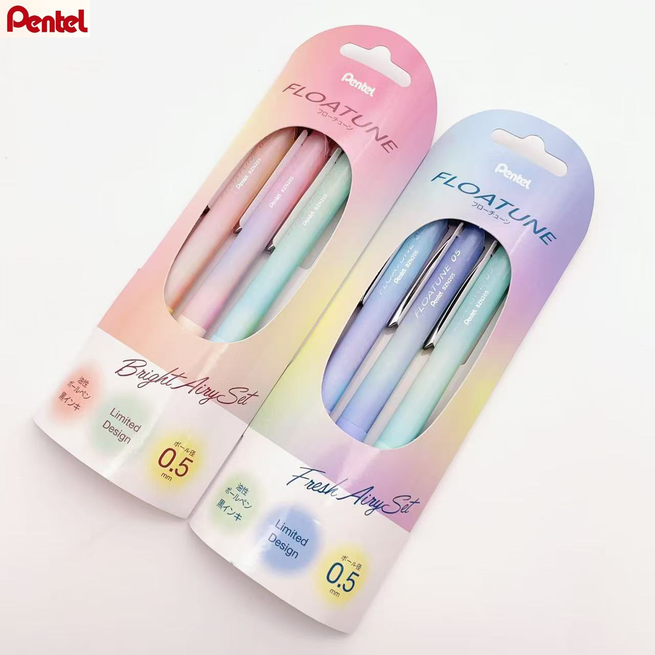 Pentel Pen Sign Pen - 1/3pcs pentel FLOATUNE ปากกาเจล,Gradient 0.5 มม.หมึกสีดํา