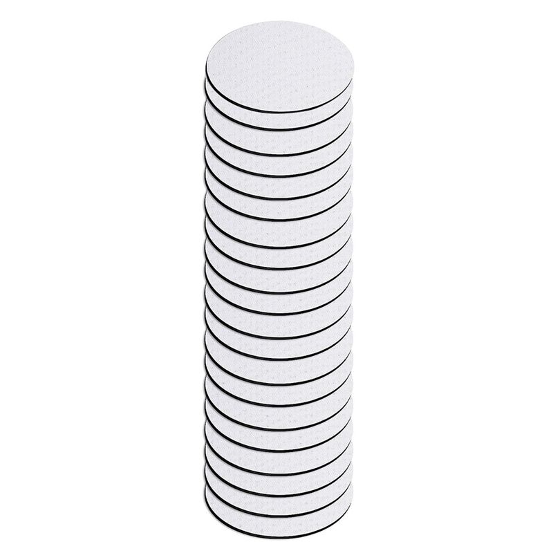Coaster Sublimation Blank - AB46-แผ่นรองแก้วเปล่าสำหรับงานซับลิเมชั่น แผ่นรองแก้วทรงกลมสำหรับงานซับลิเมชั่น ขนาด 3.5 นิ้ว 20