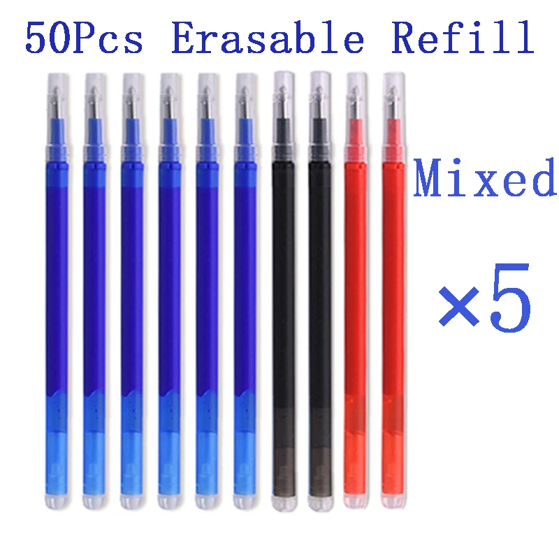 Pilot Pen Frixion - 50ชิ้น/เซ็ต0.7มม.Magic Erasable Pen สำหรับนักบิน Frixion ปากกาสีฟ้า/สีดำ/สีแดง