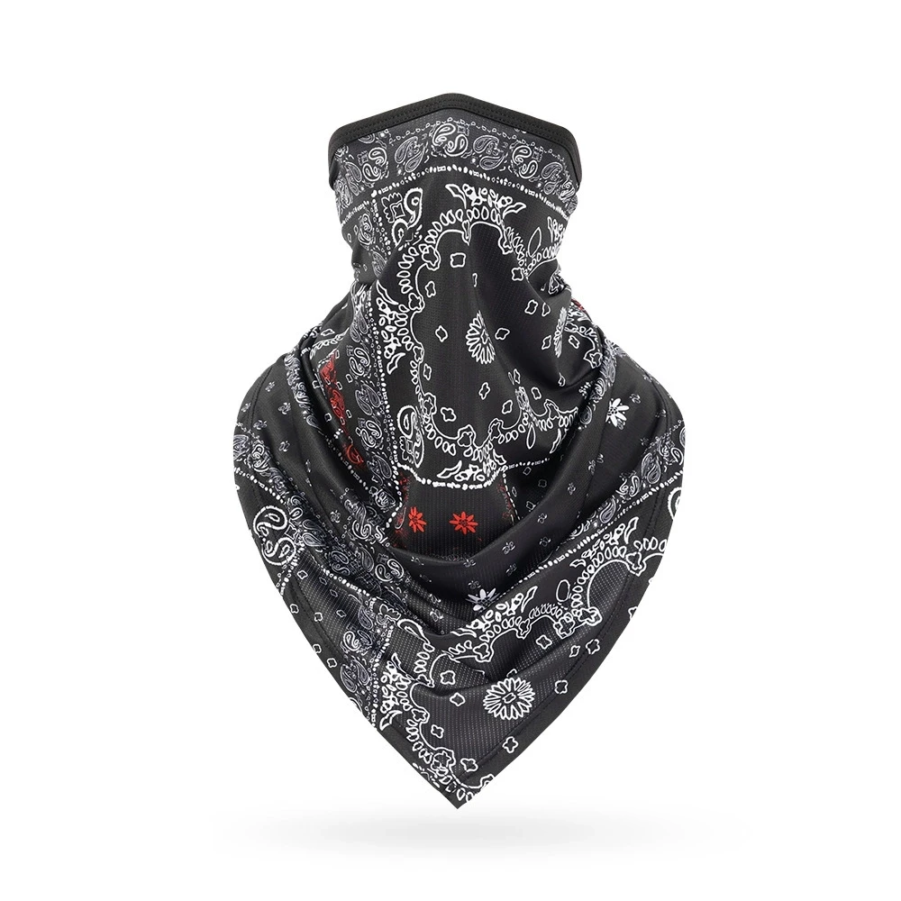 Bandana Blank White - Multifunctional Bandanna หน้ากากสีดําสีขาว Hip Hop Bandana