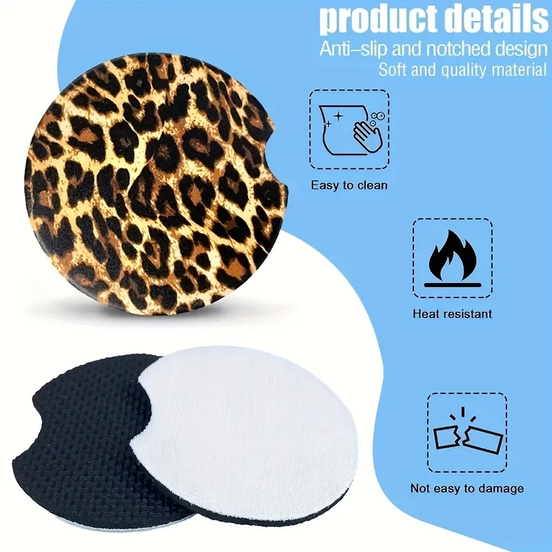 ที่รองแก้วบนรถว่างระเหิด20ชิ้น - Coaster Sublimation Blank บทวิจารณ์และราคา