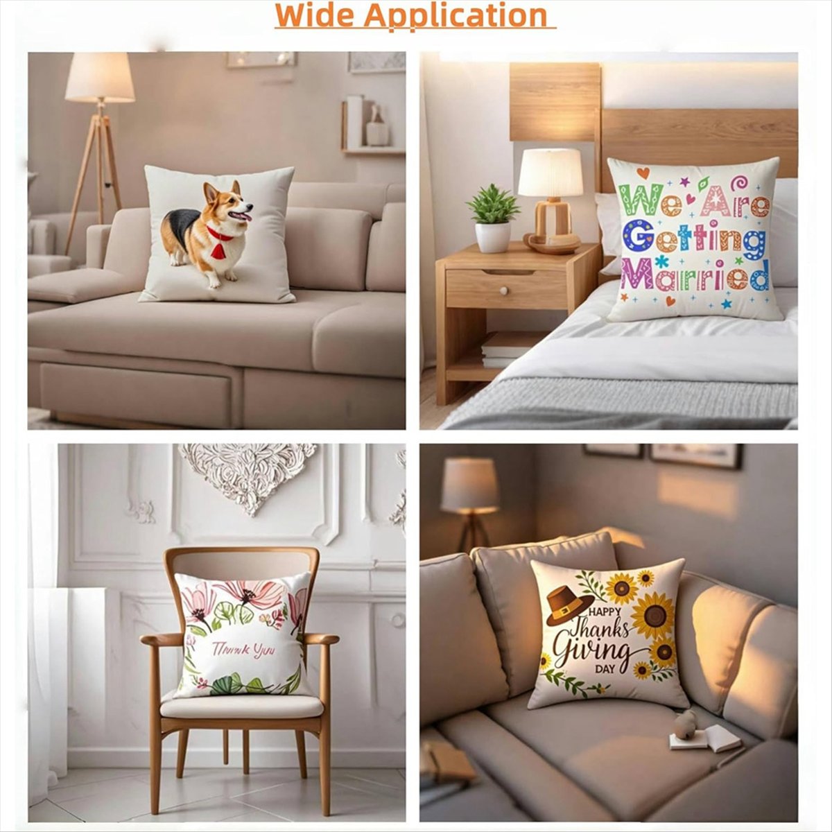 ปลอกหมอนเปล่าสำหรับงานซับลิเมช - Pillow Cover Sublimation บทวิจารณ์และราคา