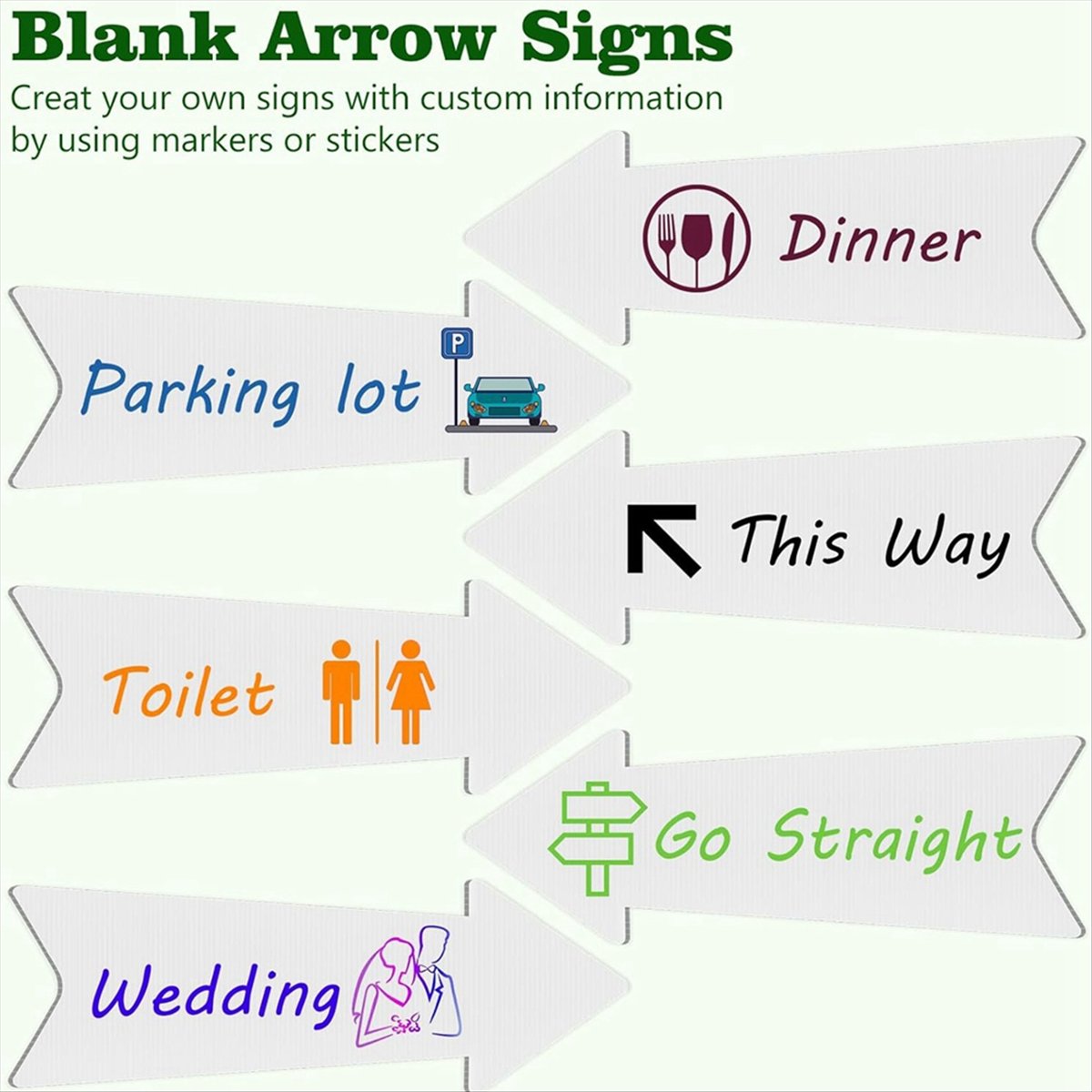 (AIMA) ป้ายลูกศรบอกทิศทางพร้อม - Yard Sign Blank บทวิจารณ์และราคา