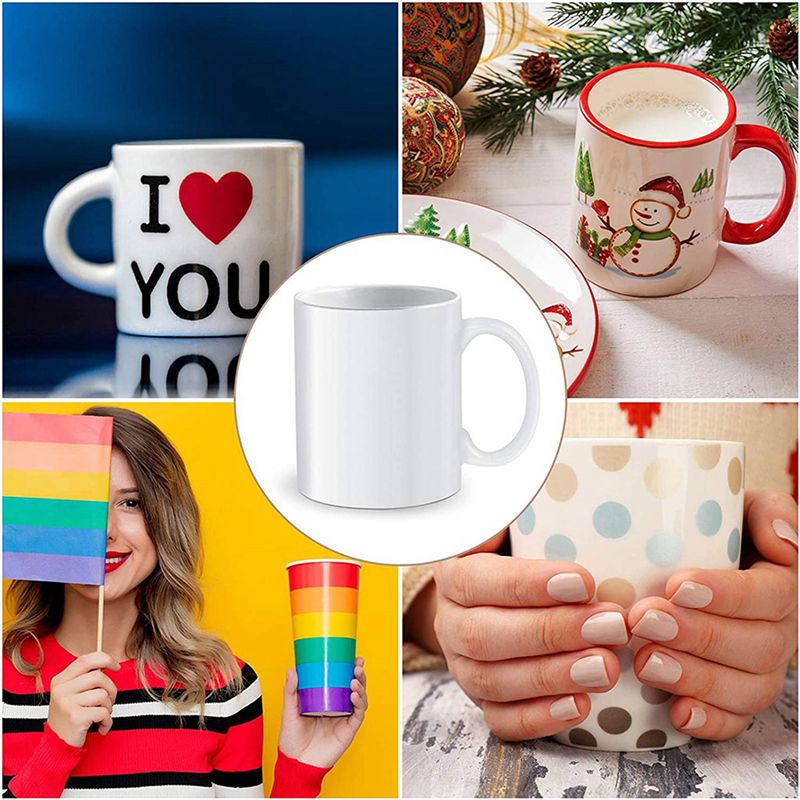 ABXF-280 ชิ้น ฟิล์มหดสำหรับการ - Sublimation Mug White บทวิจารณ์และราคา