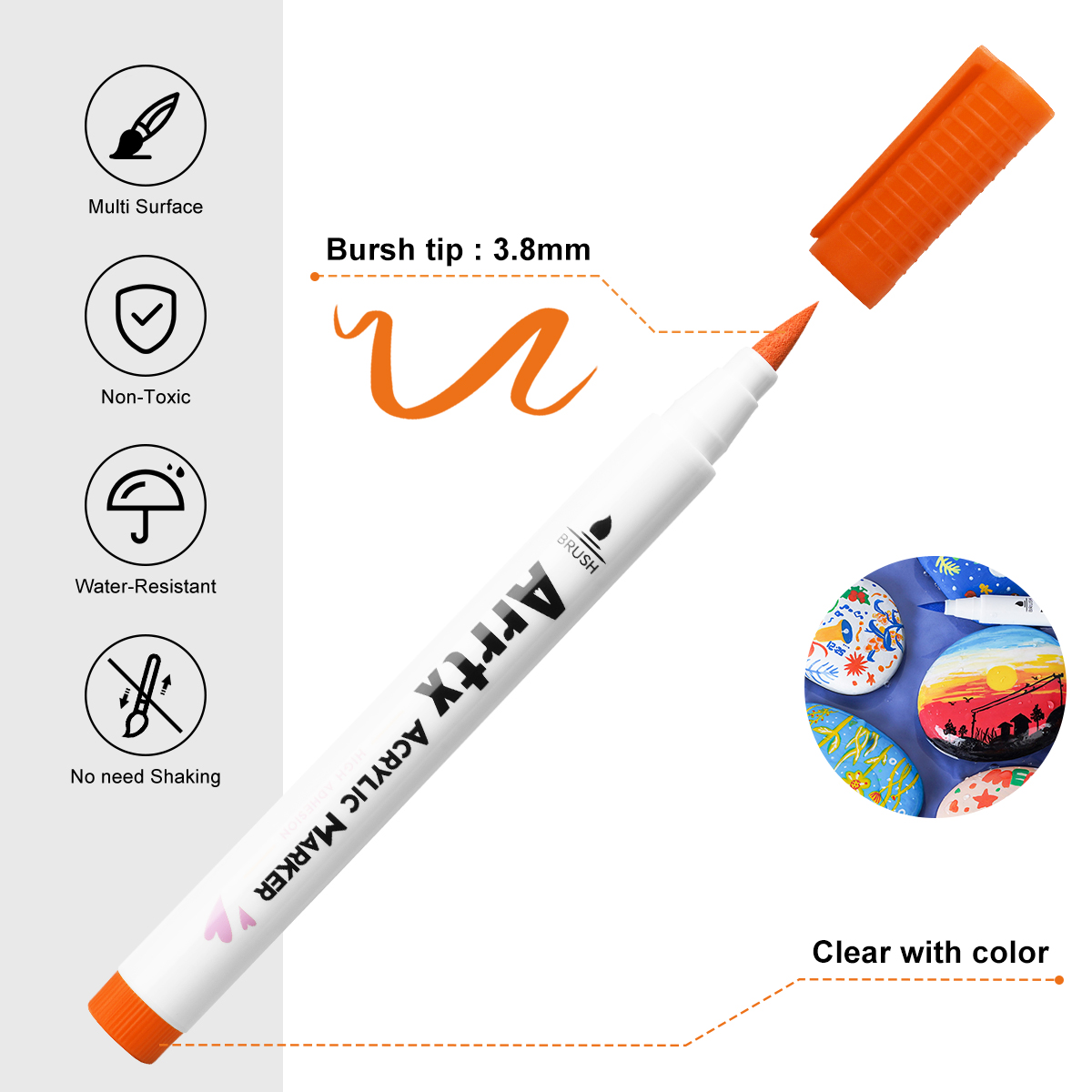 ปากกาสีอะคริลิค Arrtx, เครื่อง - Copic Marker Classic บทวิจารณ์และราคา