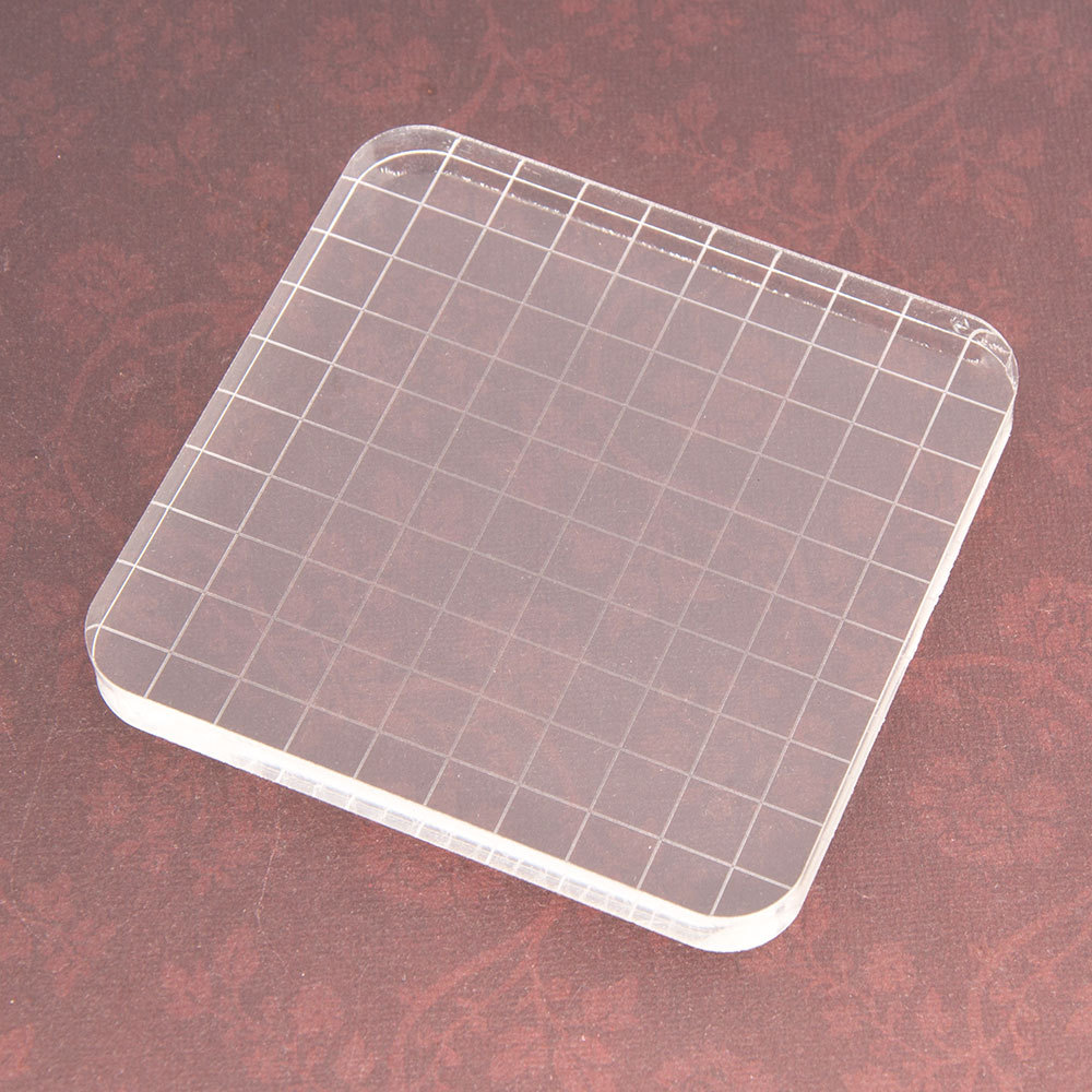 อะคริลิคใสแสตมป์บล็อกใช้ CLEAR - Photo Acrylic Block บทวิจารณ์และราคา