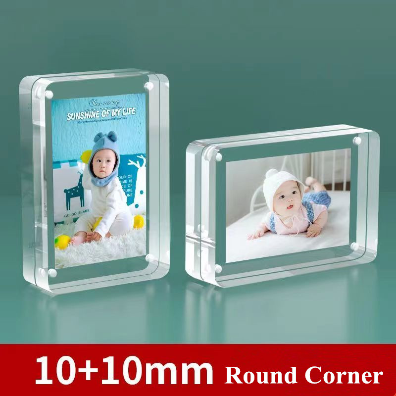 กรอบรูปแม่เหล็กสองด้านขนาด4x6ซ - Photo Acrylic Block บทวิจารณ์และราคา