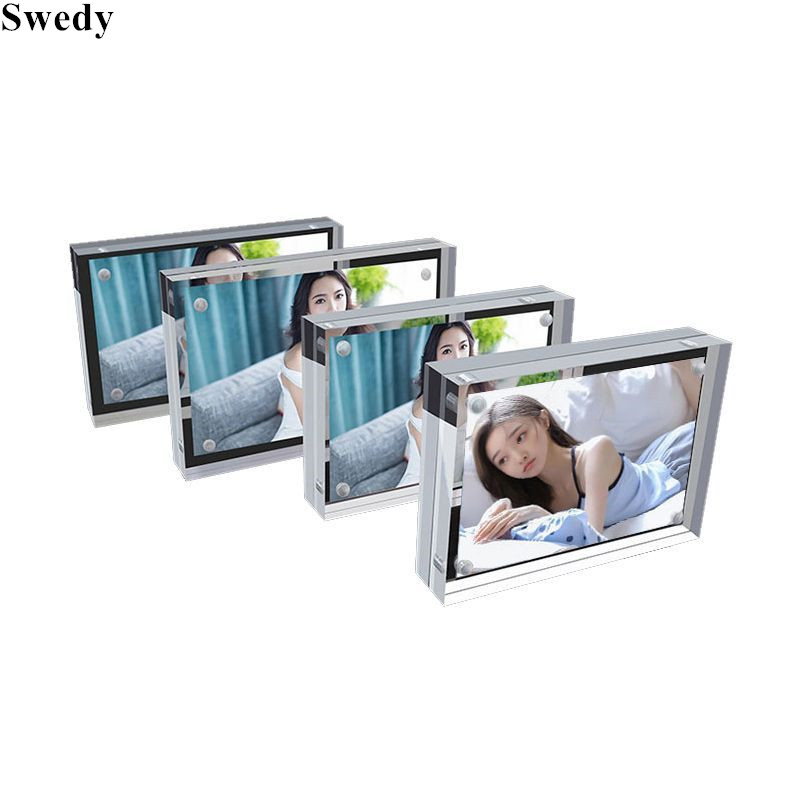 กรอบรูปแม่เหล็กสองด้านขนาด4x6ซ - Photo Acrylic Block บทวิจารณ์และราคา