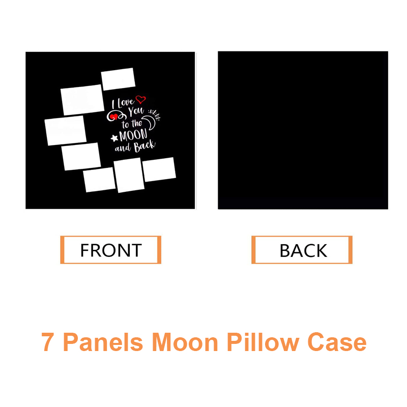 10 ชิ้น/ล็อต 7 แผงเปล่าพระจันท - Pillow Cover Sublimation บทวิจารณ์และราคา