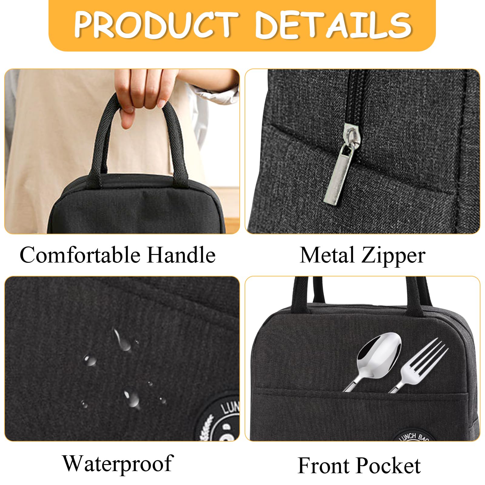 กระเป๋าใส่อาหารกลางวันแบบมีฉนว - Tote Bag Sublimation บทวิจารณ์และราคา
