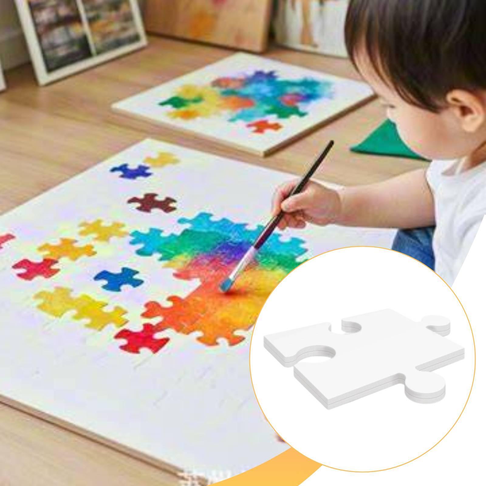 จิ๊กซอว์กระดาษแข็งสีขาว 24 ชิ้ - Puzzle Blank White บทวิจารณ์และราคา