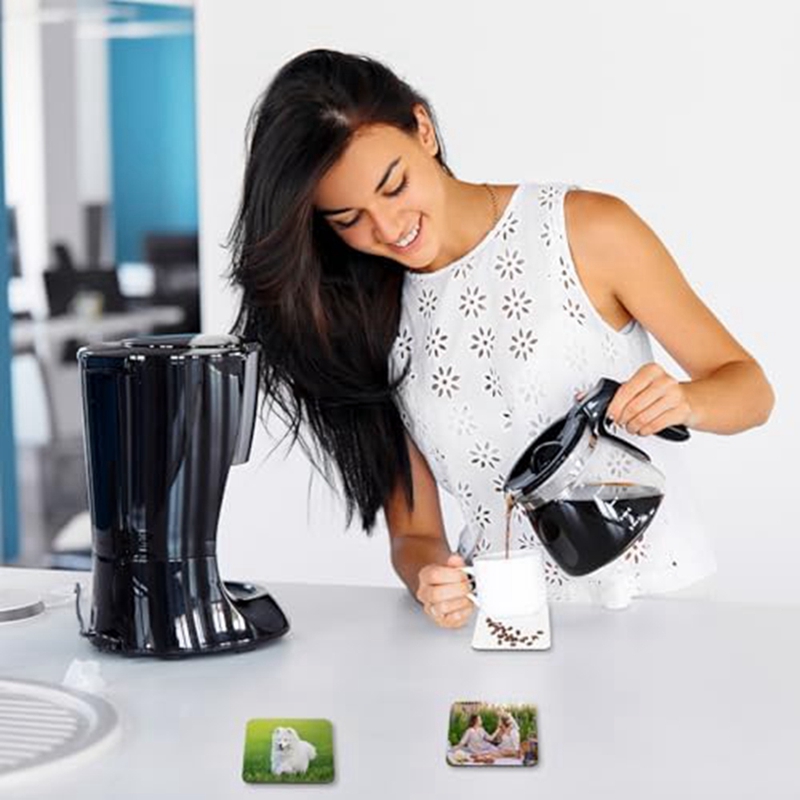 แผ่นรองแก้วแบบซับลิเมชั่น 24 ช - Coaster Sublimation Blank บทวิจารณ์และราคา