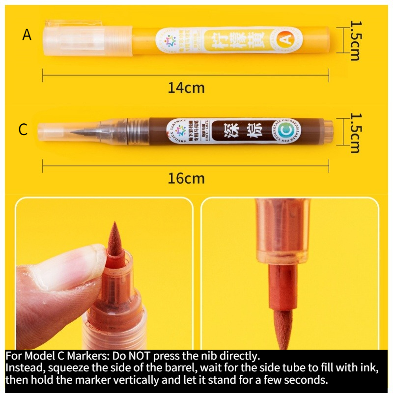 ปากกามาร์คเกอร์สำหรับงานเซรามิ - Copic Marker Sketch บทวิจารณ์และราคา