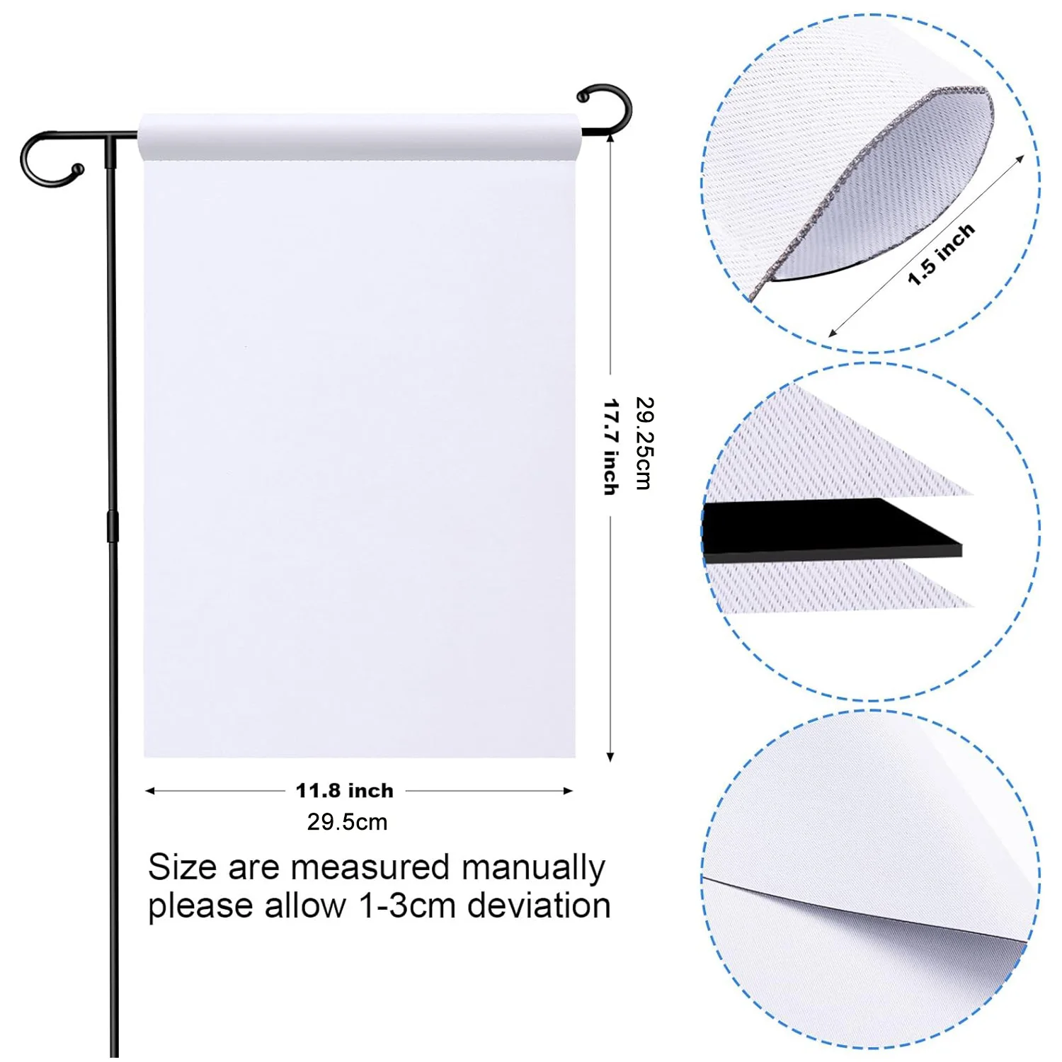 5ชิ้นธงสวนว่างสองด้านสำหรับการ - Yard Sign Blank บทวิจารณ์และราคา