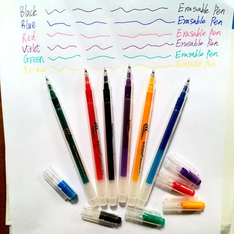 VCLEAR Erasable ปากกาแรงเสียดท - Pilot Pen Frixion บทวิจารณ์และราคา