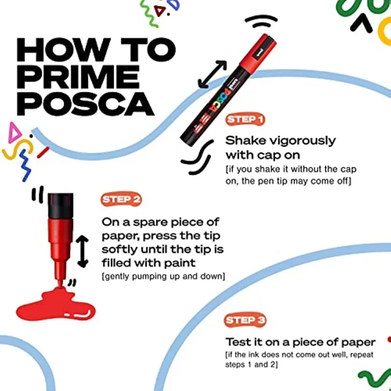 Uni Posca Art Marker ชุด 7/8/1 - Copic Marker Classic บทวิจารณ์และราคา