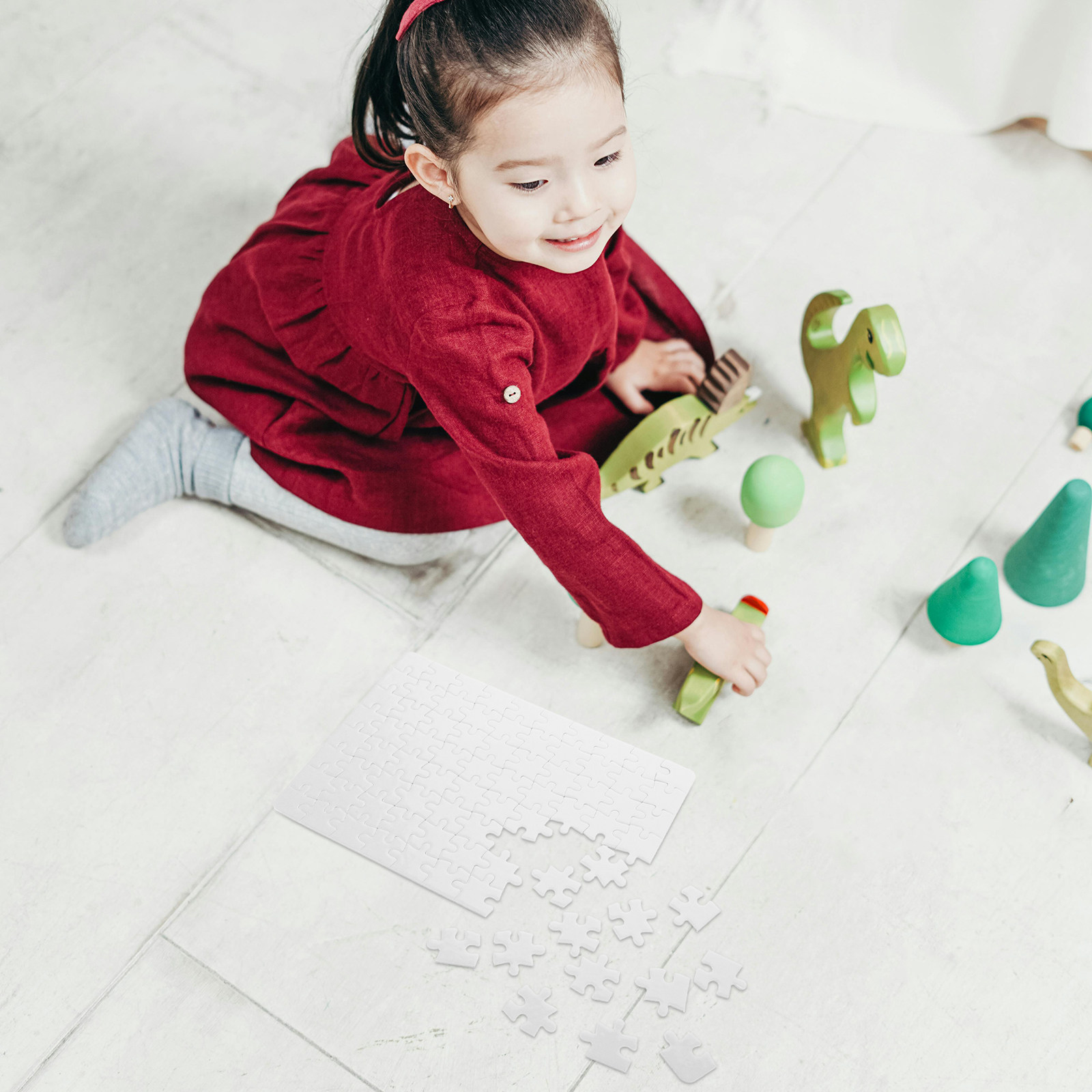 แผ่นจิ๊กซอว์เปล่าสำหรับงานซับล - Puzzle Blank White บทวิจารณ์และราคา