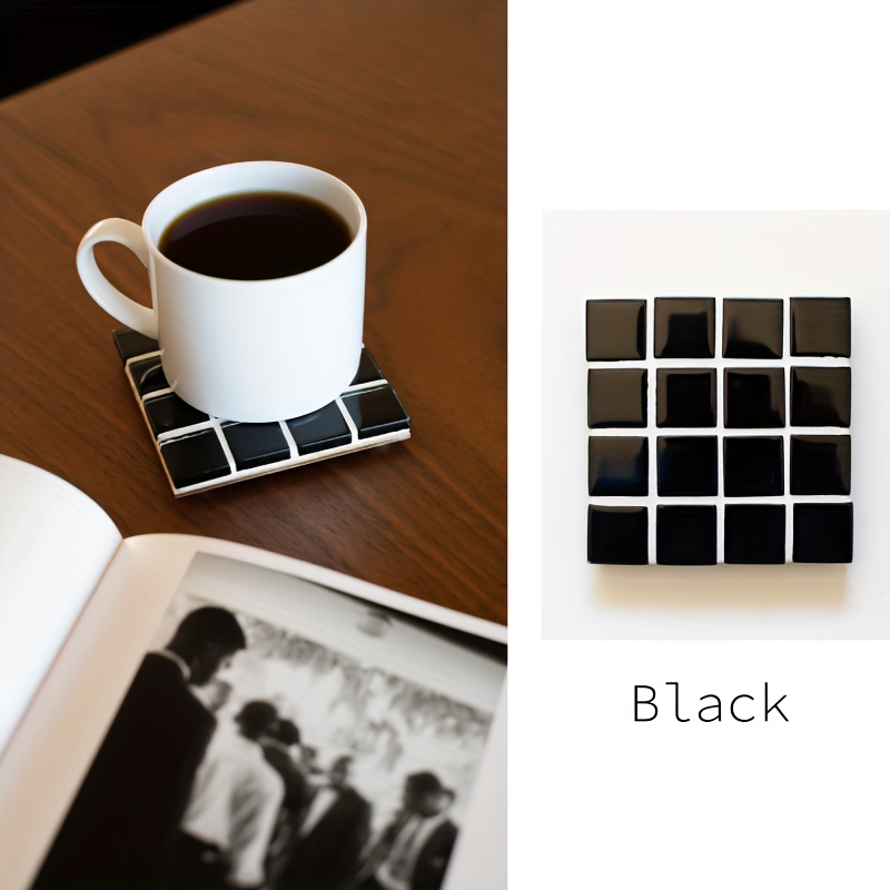 ชุดแผ่นรองแก้วโมเสกแก้วหลากสี  - Ceramic Tile Blank บทวิจารณ์และราคา