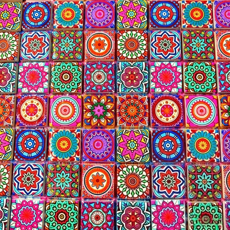 กระเบื้องโมเสคเซรามิคลายแมนดาล - Ceramic Tile Blank บทวิจารณ์และราคา