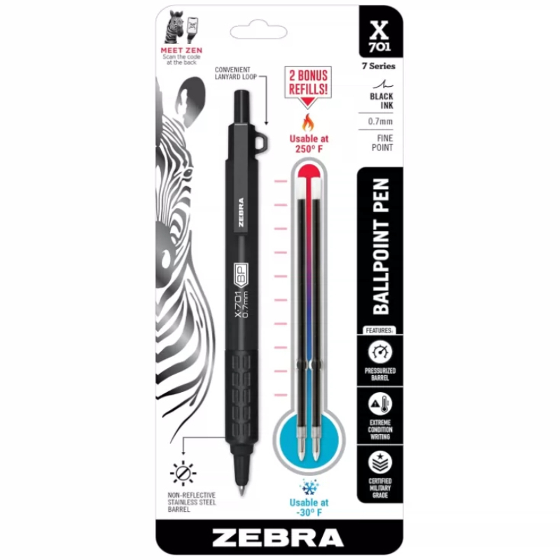 ญี่ปุ่น ZEBRA F-701 402 G-301  - Zebra Pen F-301 บทวิจารณ์และราคา