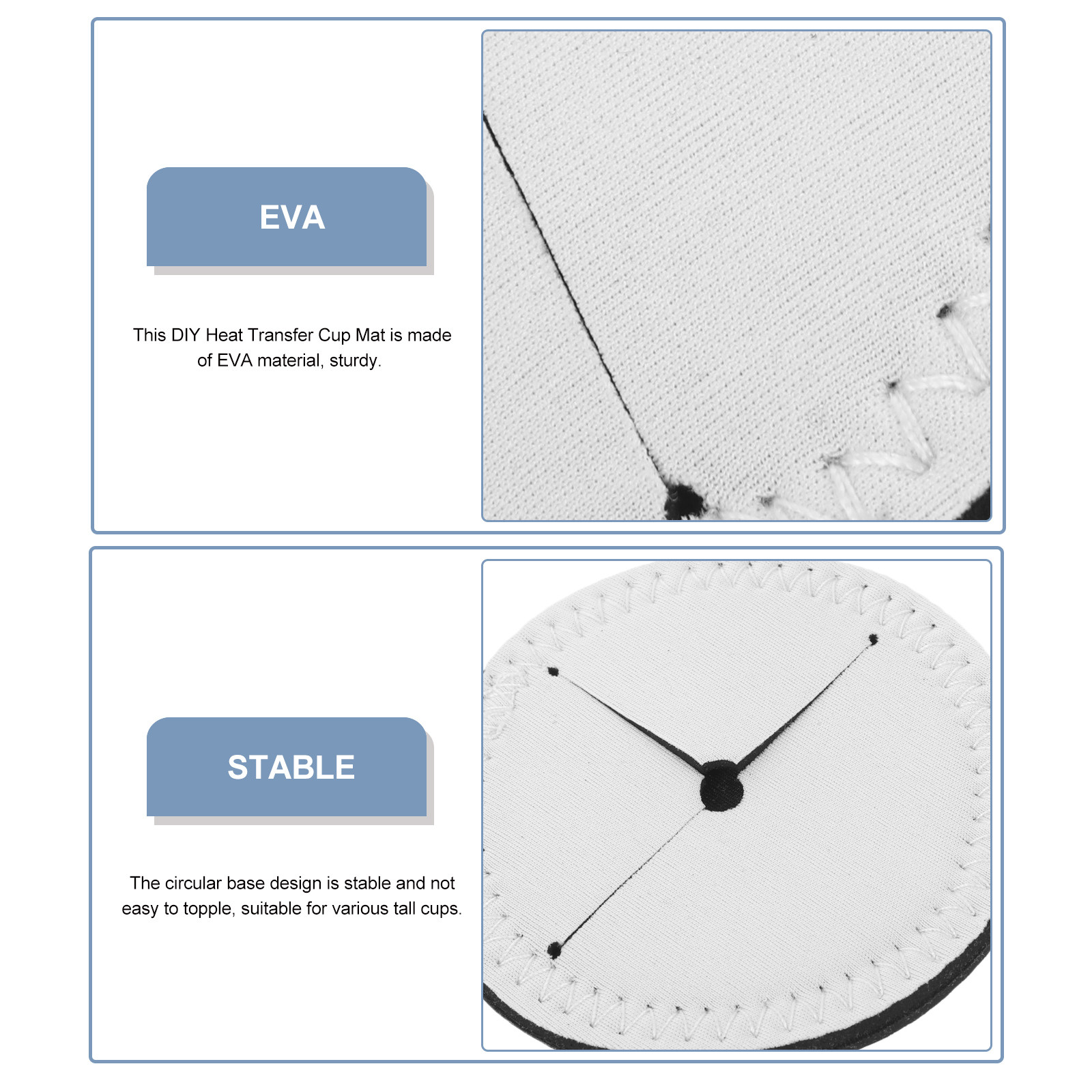 แผ่นรองแก้วทรงกลมสำหรับการพิมพ - Coaster Sublimation Blank บทวิจารณ์และราคา