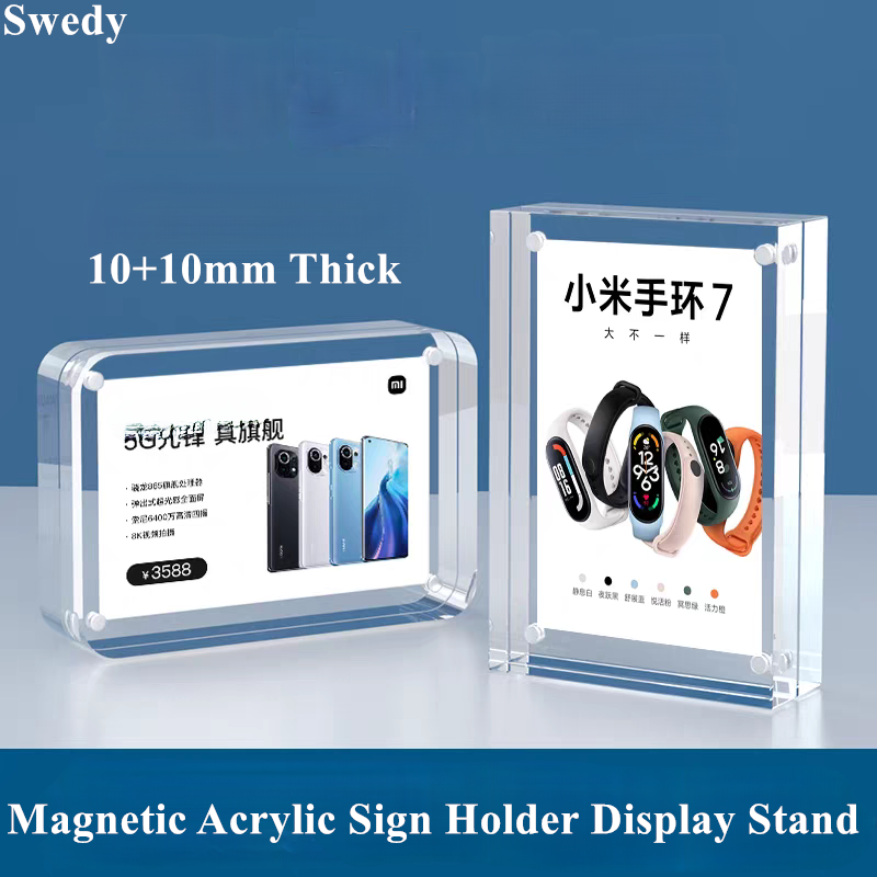 ที่วางป้ายอะคริลิคแม่เหล็ก 5 ช - Photo Acrylic Block บทวิจารณ์และราคา