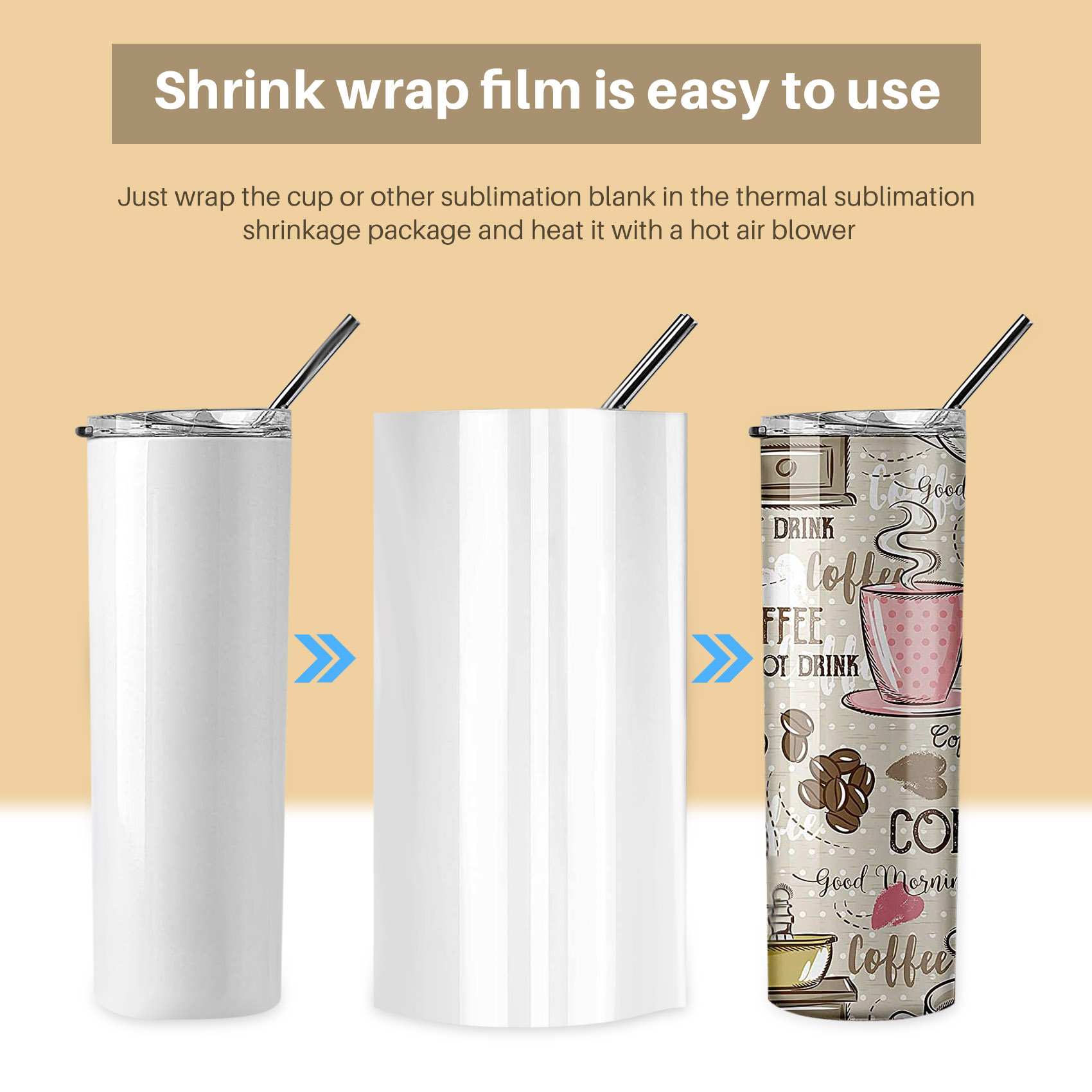 ABWP-8X12 Inch Sublimation Shr - Sublimation Mug White บทวิจารณ์และราคา