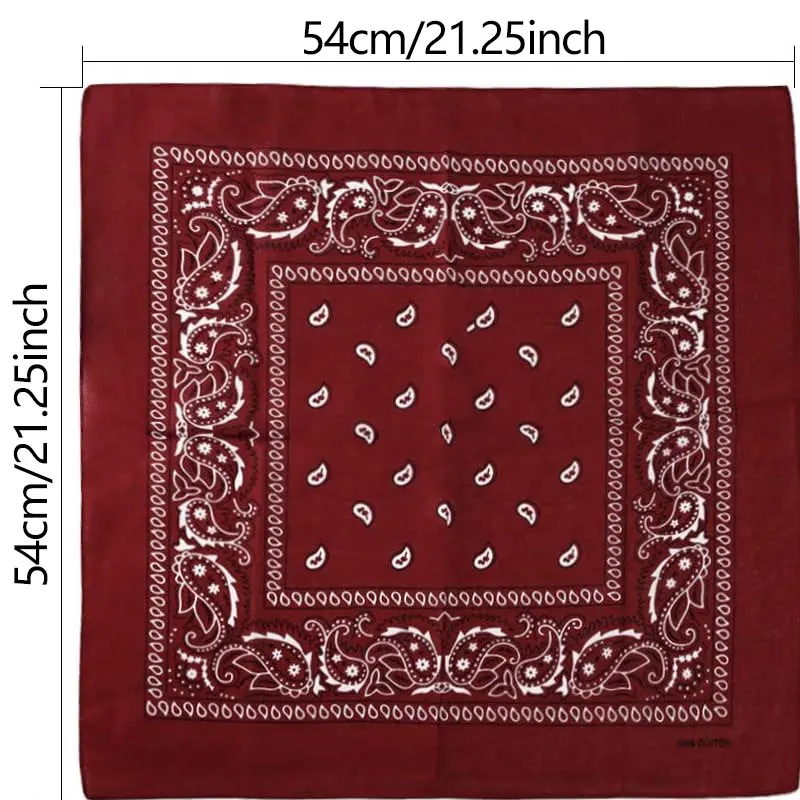 ผ้าพันคอฮิปฮอป ลายคาวบอย ลายเพ - Bandana Blank White บทวิจารณ์และราคา