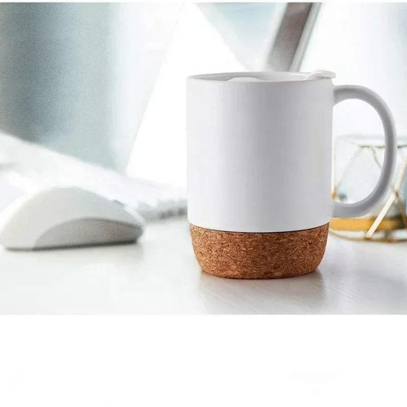 แก้วกาแฟพร้อมฐานไม้ก๊อก ขนาด 1 - Sublimation Mug White บทวิจารณ์และราคา