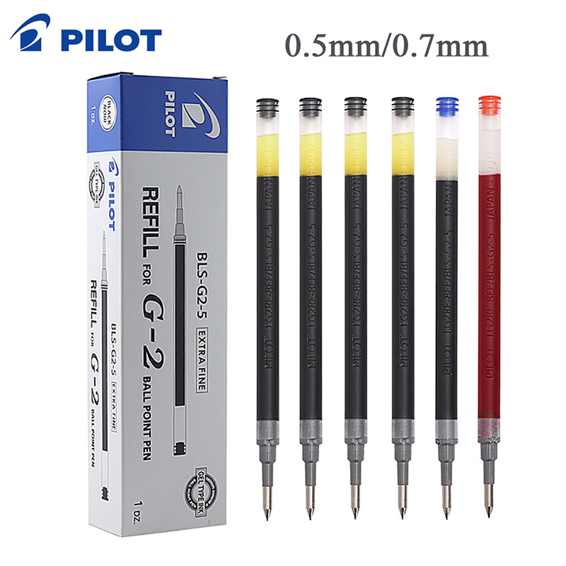 6ชิ้นปากกาเจลนำร่องจากญี่ปุ่น  - Pilot Pen G2 บทวิจารณ์และราคา