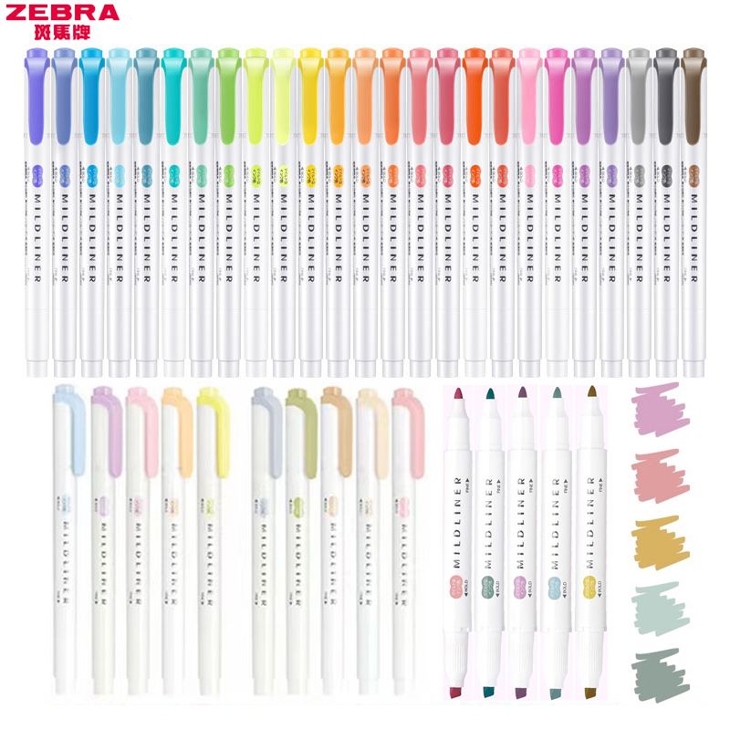 1/3pcs ZEBRA MILDLINER WKT7 ปา - Zebra Pen Sarasa บทวิจารณ์และราคา