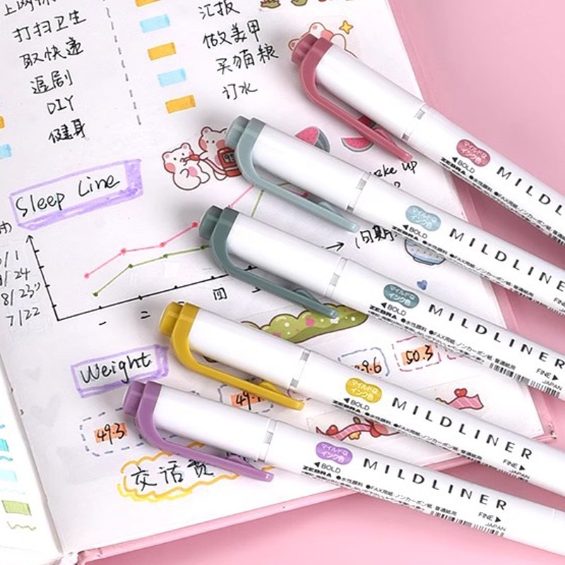 1/3pcs ZEBRA MILDLINER WKT7 ปา - Zebra Pen Sarasa บทวิจารณ์และราคา