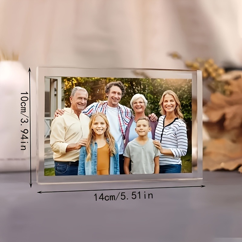 บล็อกอะคริลิคใสพร้อมรูปภาพส่วน - Photo Acrylic Block บทวิจารณ์และราคา