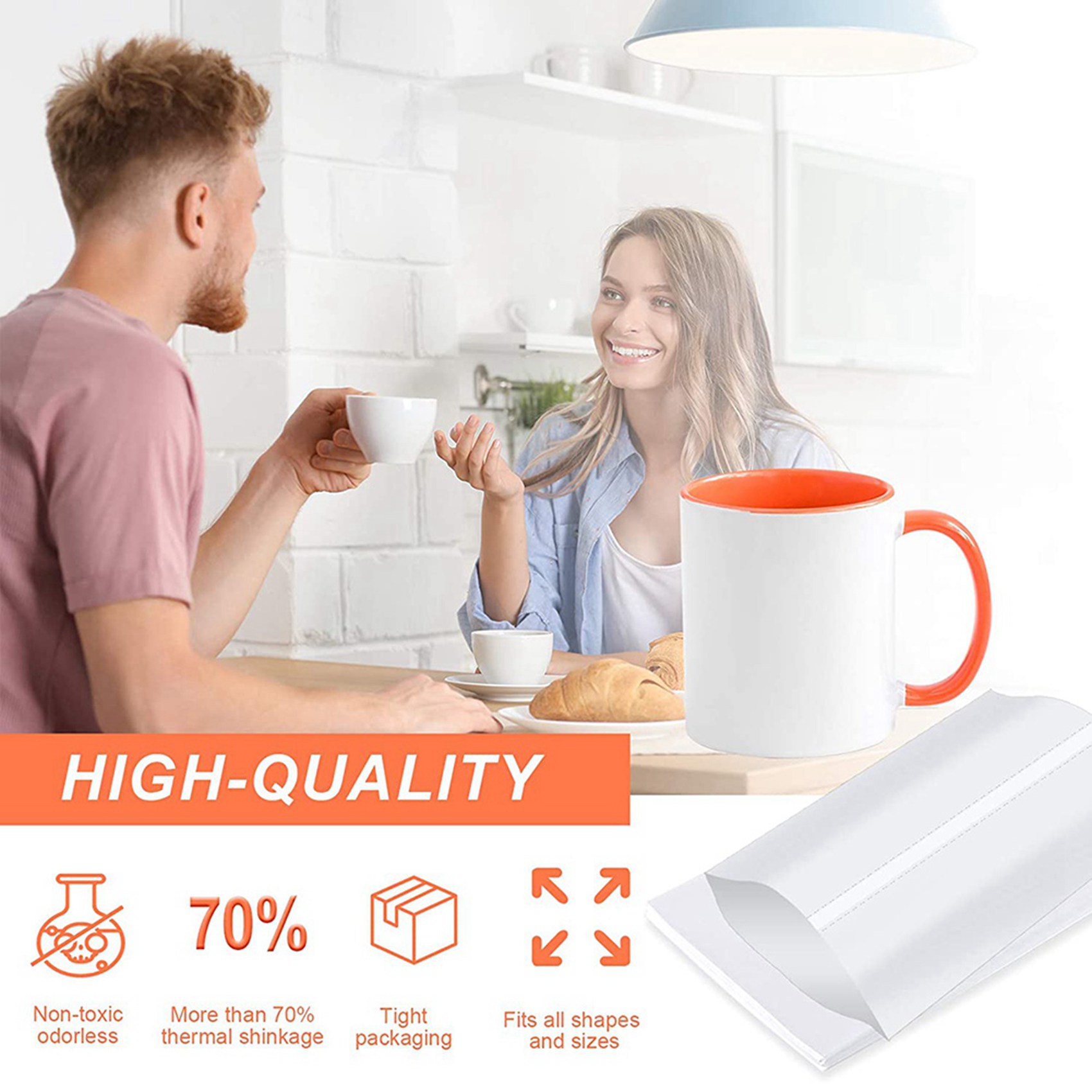 ปลอกหุ้มแบบหดได้สำหรับงานซับลิ - Sublimation Mug White บทวิจารณ์และราคา