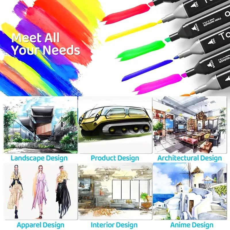 ปากกาเมจิกสองหัว 24/36/48/60/8 - Copic Marker Sketch บทวิจารณ์และราคา