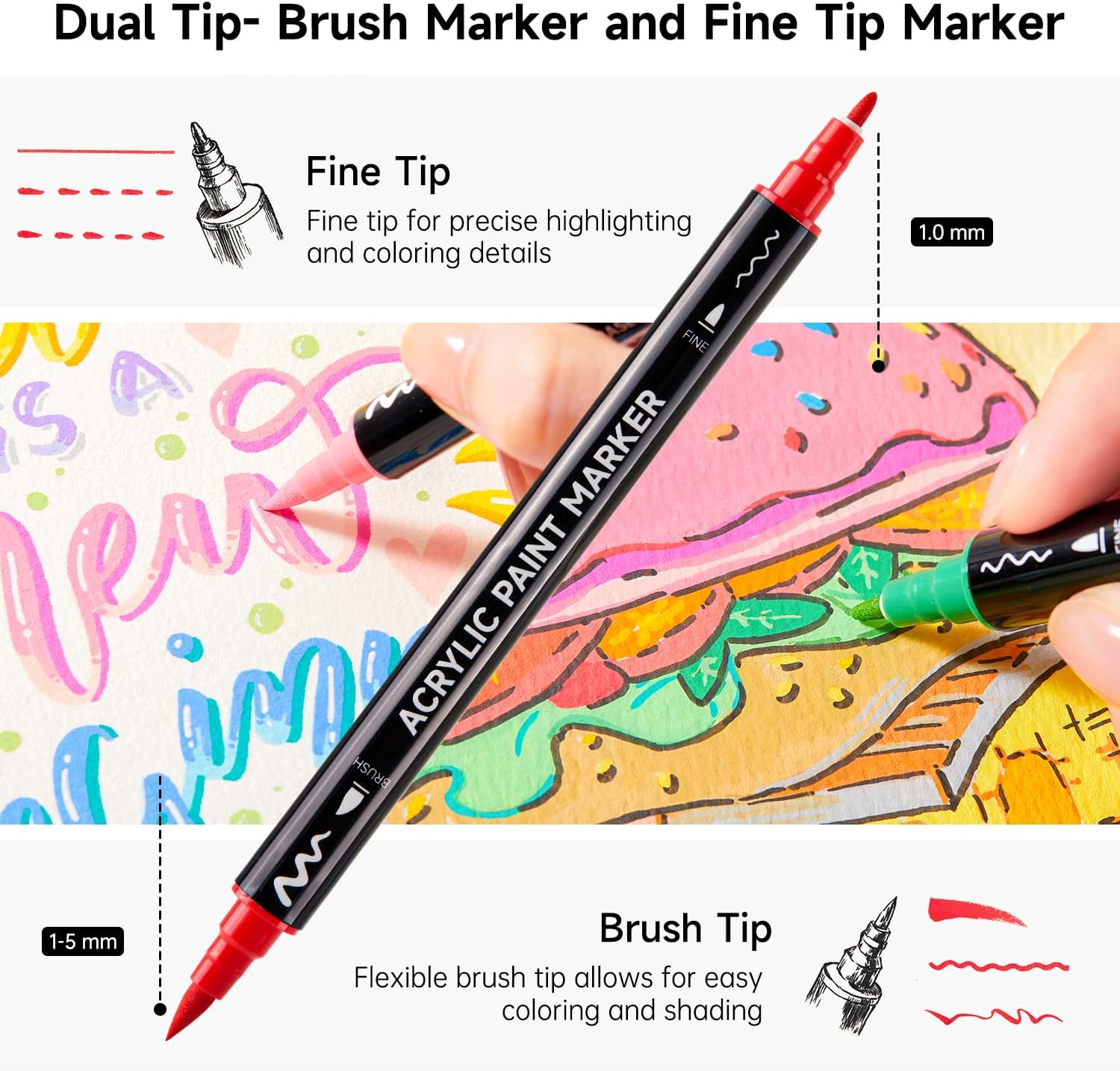 ปากกาอะคริลิคสองหัว Shuttle Ar - Copic Marker Classic บทวิจารณ์และราคา