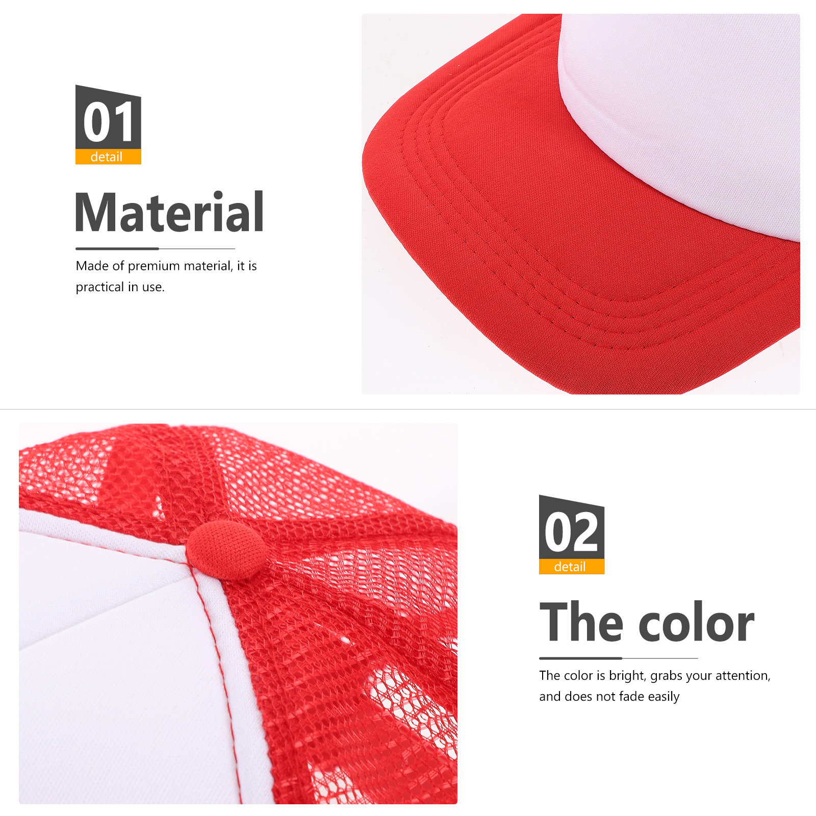 หมวกเบสบอลตาข่ายเปล่า 10 ชิ้น  - Hat Sublimation Blank บทวิจารณ์และราคา