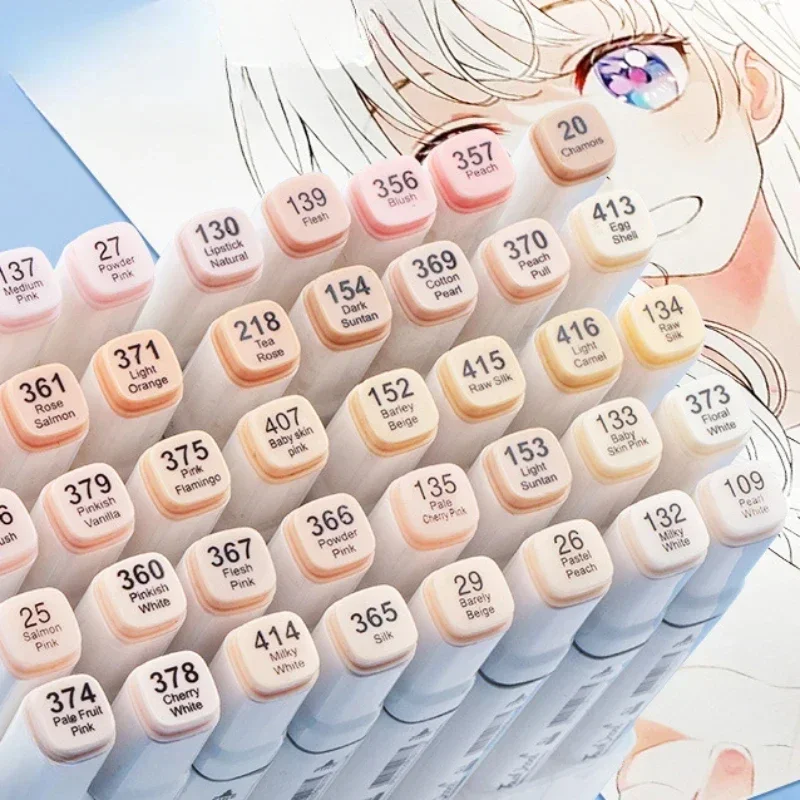 6/12/24/30 สีผิว Dual Headed m - Copic Marker Sketch บทวิจารณ์และราคา