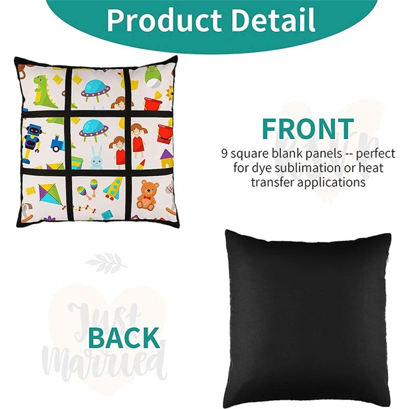 ปลอกหมอนเปล่าสำหรับงานซับลิเมช - Pillow Cover Sublimation บทวิจารณ์และราคา