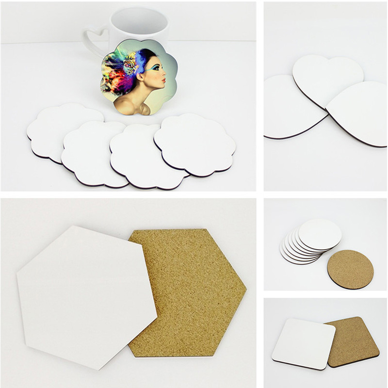 100 ชิ้น/ล็อต DIY ระเหิด Coast - Coaster Sublimation Blank บทวิจารณ์และราคา