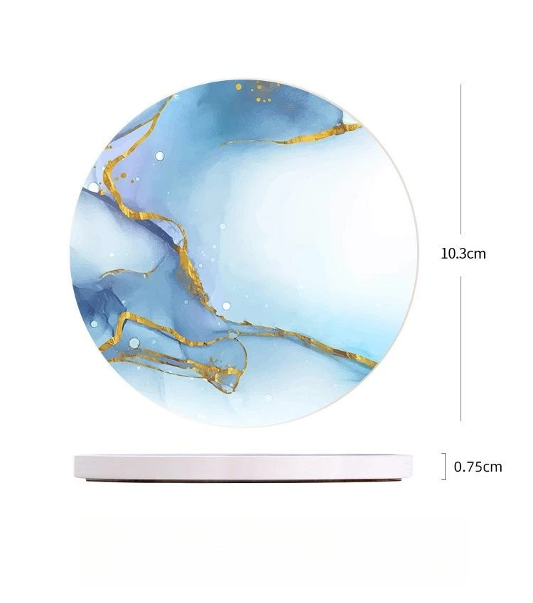 จานรองแก้วทรงกลมพิมพ์ลายตามสั่ - Coaster Sublimation Blank บทวิจารณ์และราคา